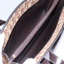 Christian Dior Trotter Canvas Hand Bag Brown Auth 113223-18