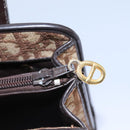 Christian Dior Trotter Canvas Hand Bag Brown Auth 113223-11