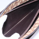 Christian Dior Trotter Canvas Hand Bag Brown Auth 113223-12