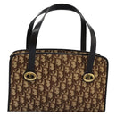 Christian Dior Trotter Canvas Hand Bag Brown Auth 113223-13