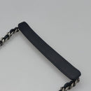 CHANEL Chain Shoulder Bag Mouton Blue AS1160 CC Auth 113230AV-14