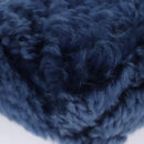 CHANEL Chain Shoulder Bag Mouton Blue AS1160 CC Auth 113230AV-18