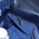 CHANEL Chain Shoulder Bag Mouton Blue AS1160 CC Auth 113230AV-26