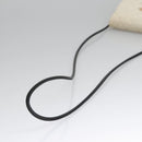 CHANEL Cambon Line Shoulder Bag Leather White Black Silver CC Auth 113231-7