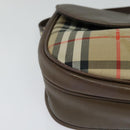 Burberrys Nova Check Shoulder Bag Beige Auth 113234-10