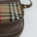 Burberrys Nova Check Shoulder Bag Beige Auth 113234-13