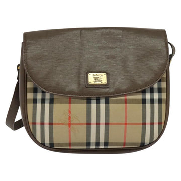 Burberrys Nova Check Shoulder Bag Beige Auth 113234 - 0