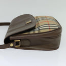 Burberrys Nova Check Shoulder Bag Beige Auth 113234-4