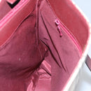 BURBERRY Nova Check Tote Bag Canvas Beige Red Auth 113236-18