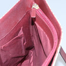 BURBERRY Nova Check Tote Bag Canvas Beige Red Auth 113236-20