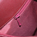 BURBERRY Nova Check Tote Bag Canvas Beige Red Auth 113236-22