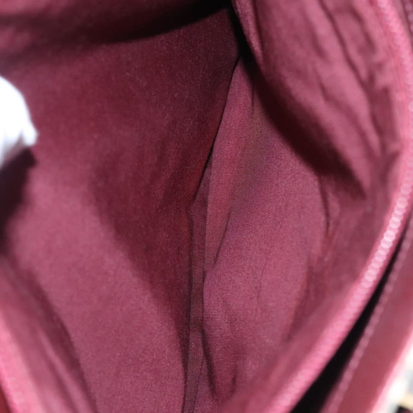 BURBERRY Nova Check Tote Bag Canvas Beige Red Auth 113236