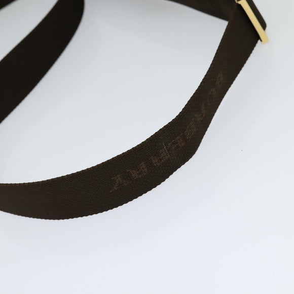 BURBERRY Nova Check Shoulder Bag PVC Leather Beige Auth 113266