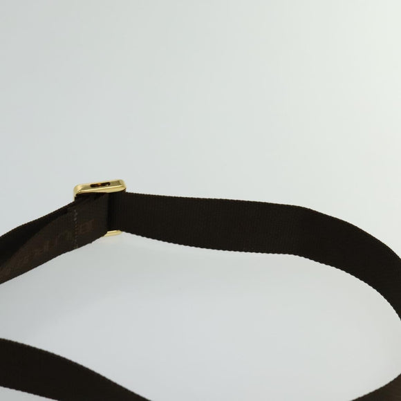 BURBERRY Nova Check Shoulder Bag PVC Leather Beige Auth 113266