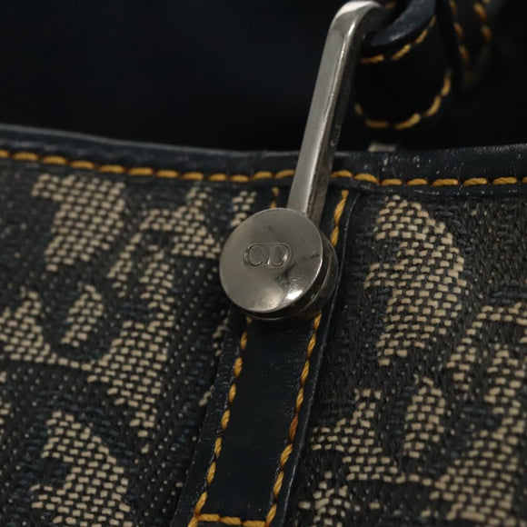 Christian Dior Trotter Canvas Tote Bag Navy Auth 113267