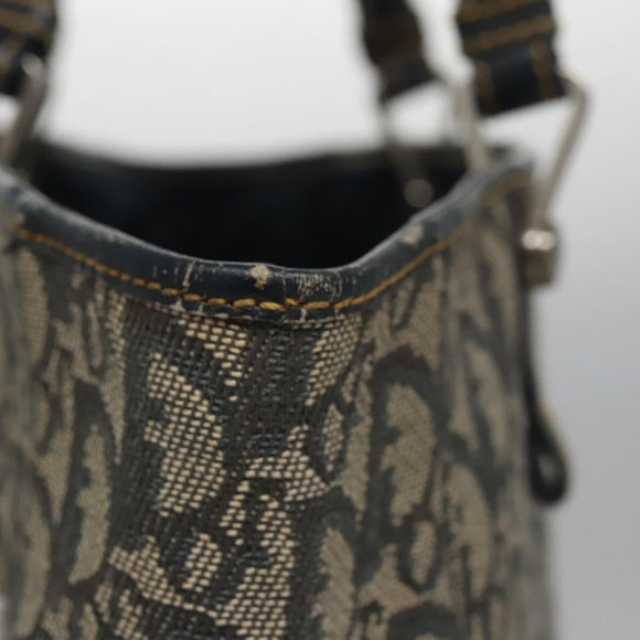 Christian Dior Trotter Canvas Tote Bag Navy Auth 113267