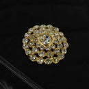 CHANEL Matelasse Chain Shoulder Bag Satin Black Gold CC Auth 113270AV-17