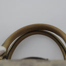 GUCCI GG Crystal Hand Bag Coated Canvas Brown Gold 193603 Auth 113305-8