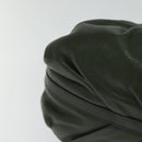 BVLGARI Hand Bag Leather 2way Green Auth 113313-14