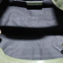 BVLGARI Hand Bag Leather 2way Green Auth 113313-19