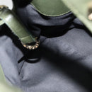 BVLGARI Hand Bag Leather 2way Green Auth 113313-22