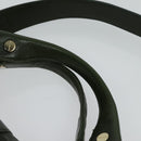 BVLGARI Hand Bag Leather 2way Green Auth 113313-8