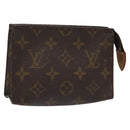 LOUIS VUITTON Monogram Poche Toilette 15 Pouch M47546 LV Auth 113324-1