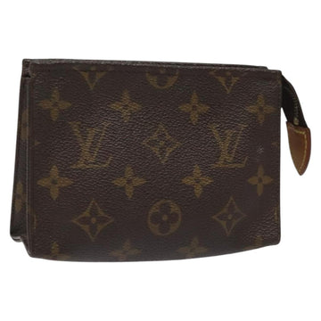 LOUIS VUITTON Monogram Poche Toilette 15 Pouch M47546 LV Auth 113324