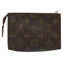 LOUIS VUITTON Monogram Poche Toilette 15 Pouch M47546 LV Auth 113324-2