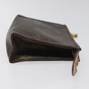 LOUIS VUITTON Monogram Poche Toilette 15 Pouch M47546 LV Auth 113324-3