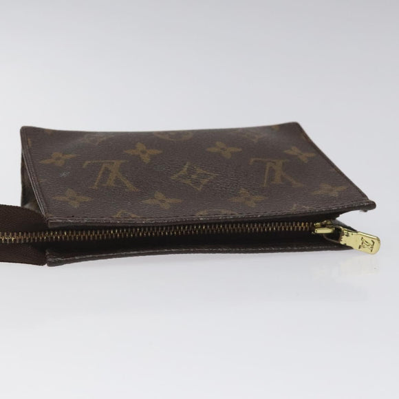 LOUIS VUITTON Monogram Poche Toilette 15 Pouch M47546 LV Auth 113324