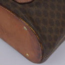 CELINE Macadam Canvas Shoulder Bag PVC Leather Brown Auth 113333-12