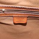 CELINE Macadam Canvas Shoulder Bag PVC Leather Brown Auth 113333-17