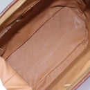 CELINE Macadam Canvas Shoulder Bag PVC Leather Brown Auth 113333-18