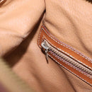 CELINE Macadam Canvas Shoulder Bag PVC Leather Brown Auth 113333-21