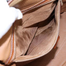 CELINE Macadam Canvas Shoulder Bag PVC Leather Brown Auth 113333-22