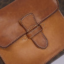 CELINE Macadam Canvas Shoulder Bag PVC Leather Brown Auth 113333-23