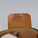 CELINE Macadam Canvas Shoulder Bag PVC Leather Brown Auth 113333-25