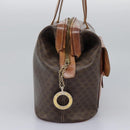 CELINE Macadam Canvas Shoulder Bag PVC Leather Brown Auth 113333-5