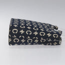 CELINE C Macadam Canvas Hand Bag Navy Auth 113334V-3