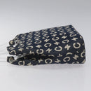 CELINE C Macadam Canvas Hand Bag Navy Auth 113334V-4