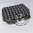 CELINE C Macadam Canvas Hand Bag Navy Auth 113334V-6