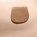 GUCCI GG Supreme Web Sherry Line Clutch Bag PVC Beige Gold 014 122 Auth 113335-9