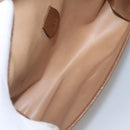 GUCCI GG Supreme Web Sherry Line Clutch Bag PVC Beige Gold 014 122 Auth 113335-10