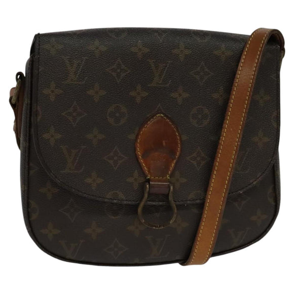 LOUIS VUITTON Monogram Saint Cloud GM Shoulder Bag M51242 LV Auth 113403