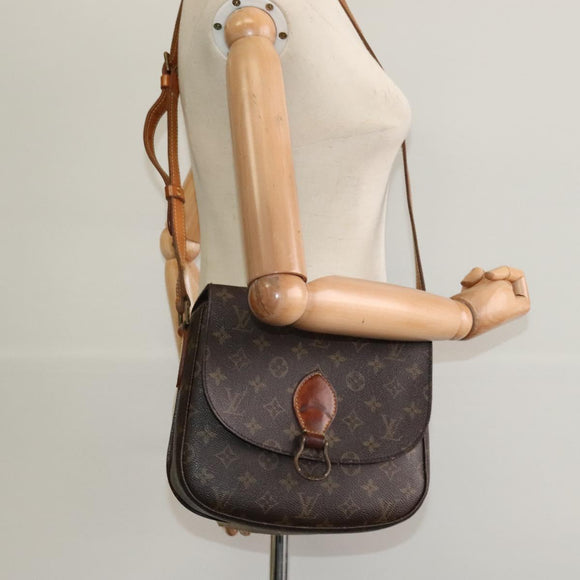 LOUIS VUITTON Monogram Saint Cloud GM Shoulder Bag M51242 LV Auth 113403