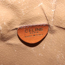 CELINE Macadam Canvas Shoulder Bag PVC Leather Brown Auth 113406-20