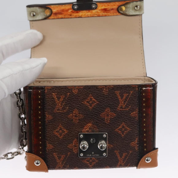 LOUIS VUITTON Monogram Essential Trunk Charm M63779 LV Auth 113416A