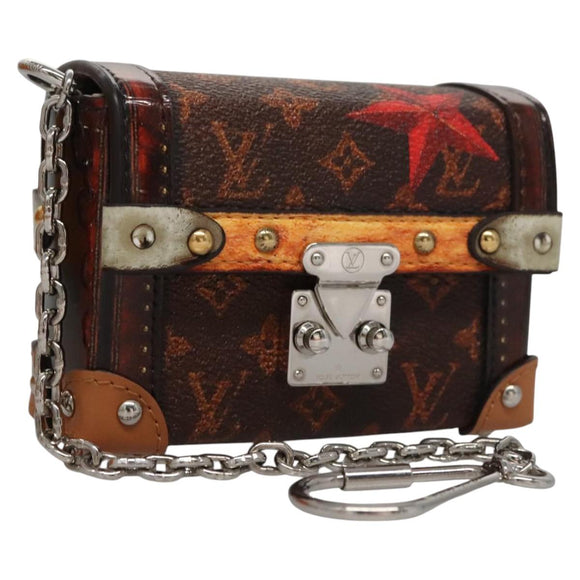 LOUIS VUITTON Monogram Essential Trunk Charm M63779 LV Auth 113416SAM