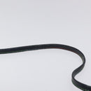 FENDI Shoulder Bag Leather Navy Auth 113423-8